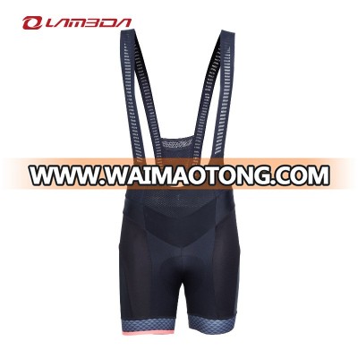 Women spandex nylon net breathable cycling jersey bib shorts imported pad