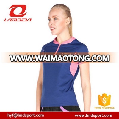 Women Short Sleeve Sport Shirt Outdoor Cycling Jersey